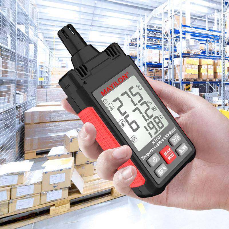HT607数字温湿度仪HT607HT6072C0°60°C0-10-0%-MAYILON麦仪龙