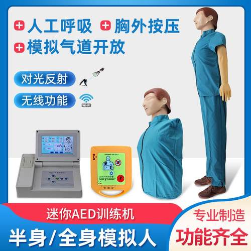 继科CR204P仿心肺复苏及除颤训真教学模型练训练心肺复苏模拟人