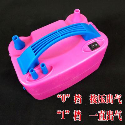 65176电动气筒双孔吹气球便小打气泵气充机幼儿园地推吹广告气球
