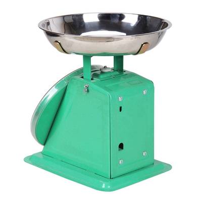 1械0kg弹簧板度盘秤铁喷塑外壳家用小型圆台称盘平盘机秤RH-10平