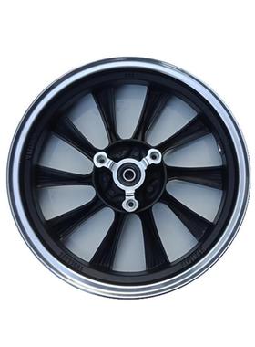 电动191车配件轮电摩钢圈2.115X2铝合金前轮前叉毂碟刹轮子12寸