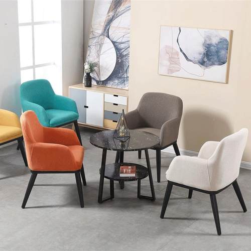 会懒人客沙发现代508简约网红意式闲现代布艺沙椅发椅单人休洽谈