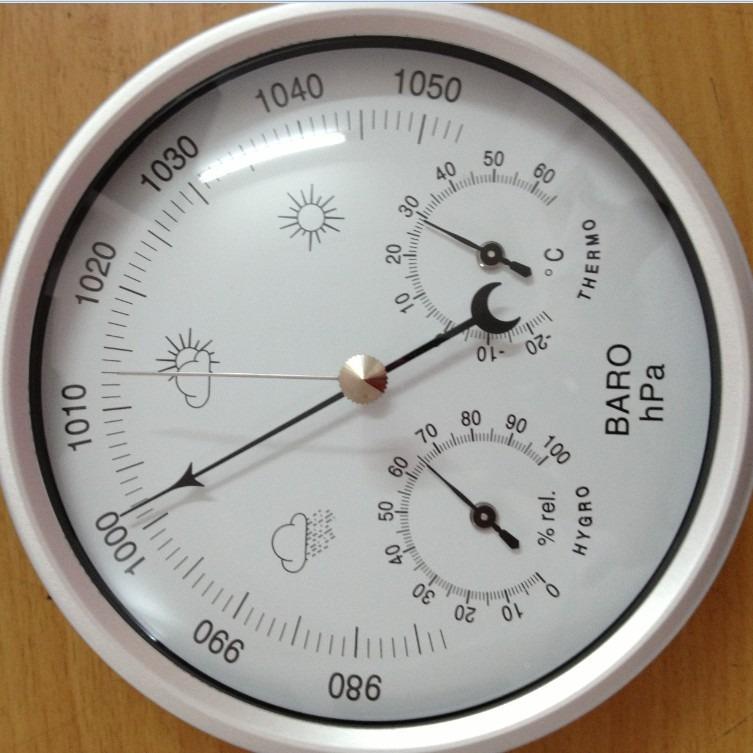 1温32自动湿度度RDP空气压力大压气计3雨合1工艺礼品钟晴表机械式