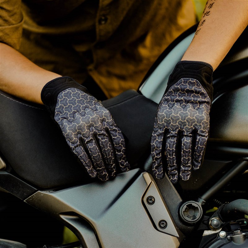 摩托车骑行手套夏季男女机车防摔A透气复古薄款防风四季通用山系1