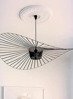 北欧极简客厅吊灯卧室个服42506性艺术弹布灯装店装力饰厅法式餐