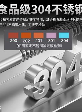 羊肉卷切肉机切骨家用多功冻能不锈钢切KPP肉片机机手动小型肥牛