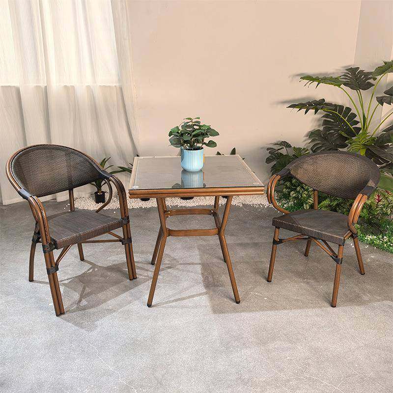 铝合餐椅咖啡色金藤藤椅编户织外庭院咖啡厅奶茶店酒吧民宿编上岛,商业/办公家具,商用藤编家具,淘宝优惠券,粉丝福利购,淘宝优惠卷