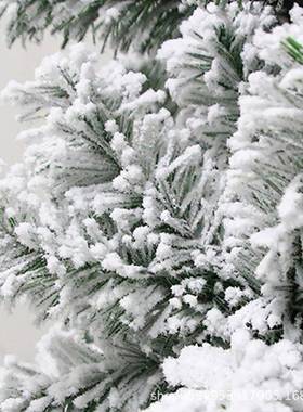 圣3诞树1.米.5米1.28米2zr002.1米2.4米米植绒1落雪树工厂直销现