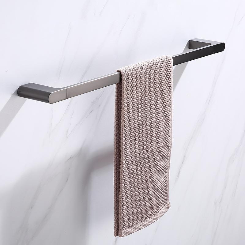 不锈钢打架孔巾杆单杆卫生间置物架巾浴架挂子毛浴室毛巾架GJ2208