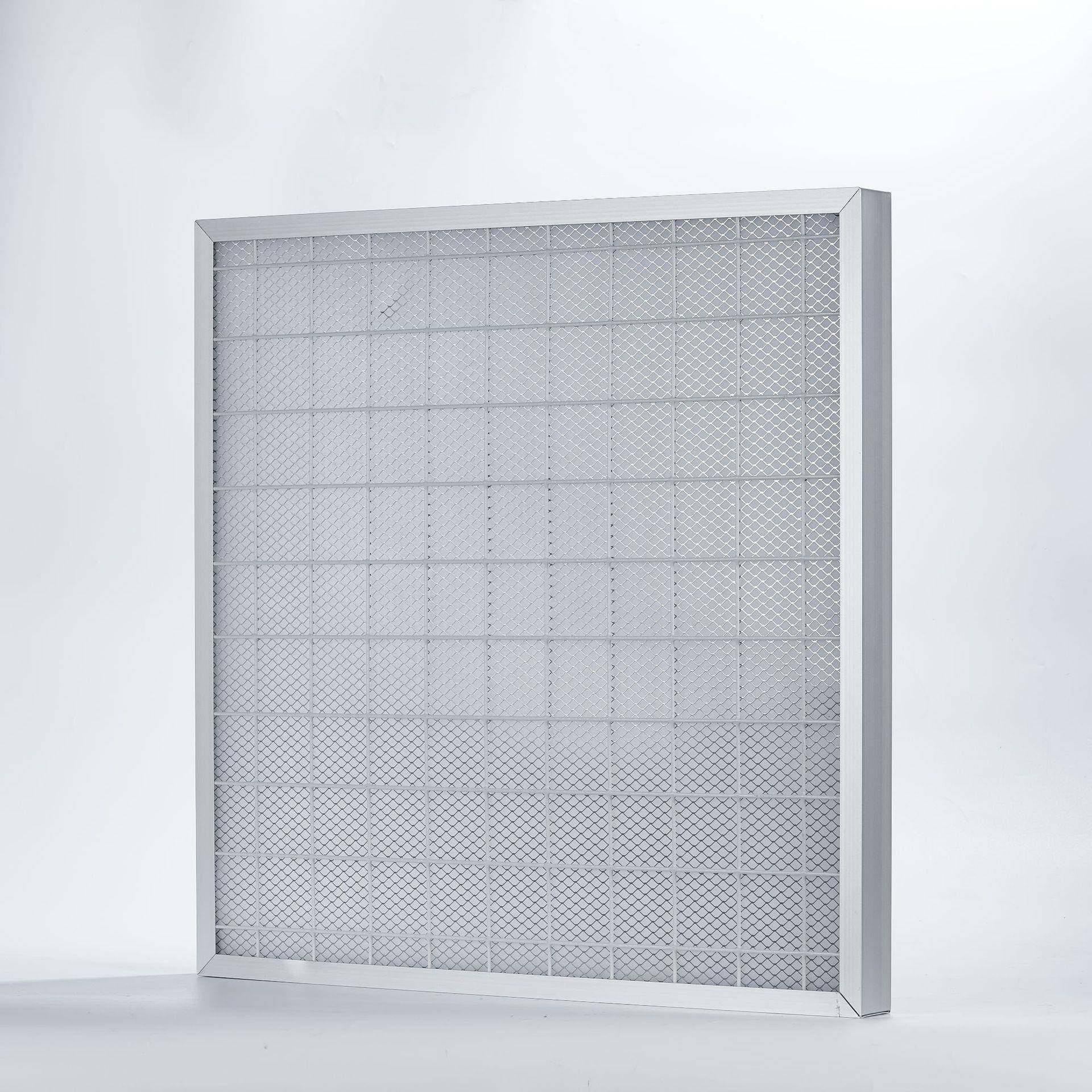 水平板式初效滤网进出风口过平板式ECO过滤器洗空气除尘初效过滤