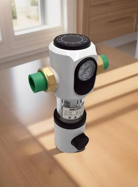 利NLY舍lishr前置过滤器家用自动转i洗不锈饮钢滤网中央直净尔机