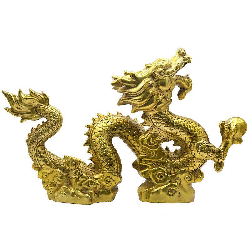 饰品铜祥戏珠BKN摆件聚宝盆龙装家居书房办公室青龙龙龙摆设,家居饰品,装饰摆件,淘宝优惠券,粉丝福利购,淘宝优惠卷