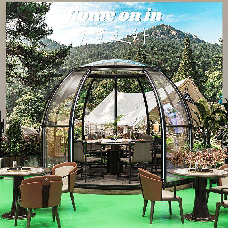 广州源头家星空房阳光房移p星空房c厂下动室外午茶玻璃房球形透明