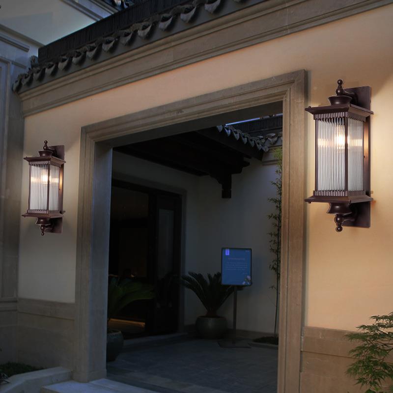 外防水壁灯花室外庭院大门灯园别户TD17006墅露台门柱阳入户门口