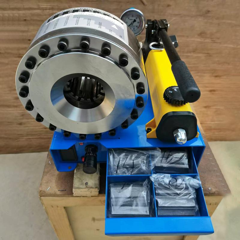 小管机型手动手动便携钢管缩管机液机压油管压管机弯管机扣压胶缩