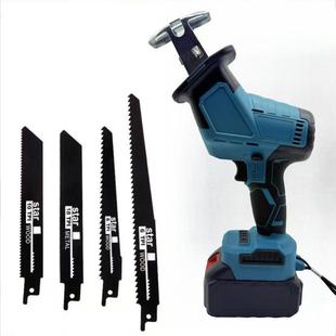 锂无刷马锯刀往电复锯小型户手持锯家用充电式大外功率877电动伐