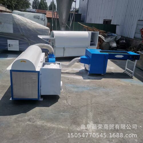长短纤维PP棉开松机枕芯抱枕开棉机玩具公仔加工设备