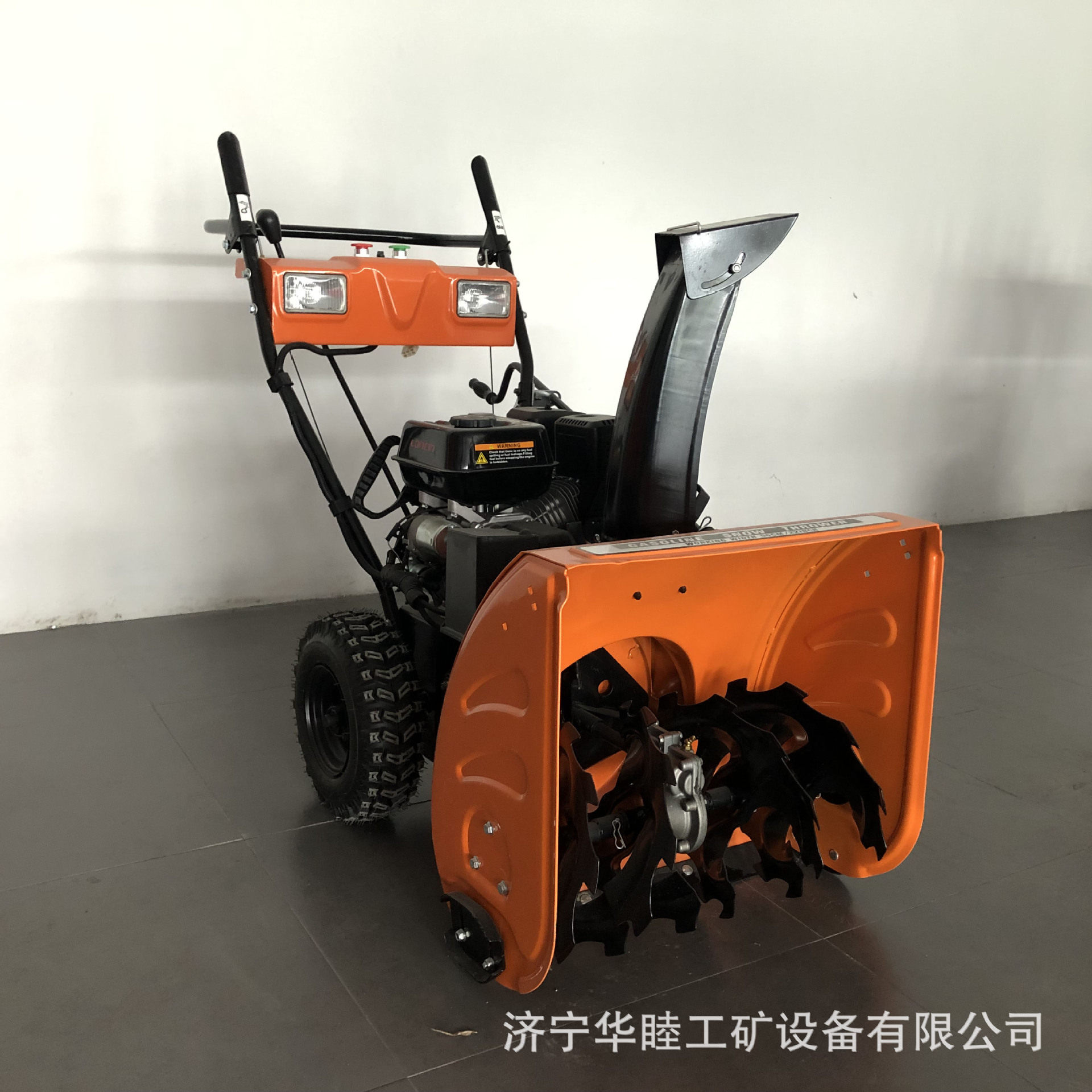 手推式扫雪机环卫市政小型清雪机抛雪机带推雪铲