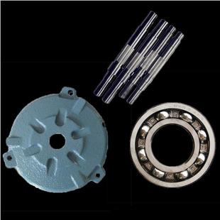 YB3YB2YBX3YBBPYFB3法兰端盖风叶风机格兰头南阳防爆电机配件螺纹