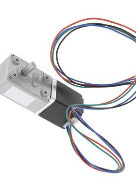 32-28蜗杆减速步进电机自锁28直角减速电机NEMA11蜗轮减速箱