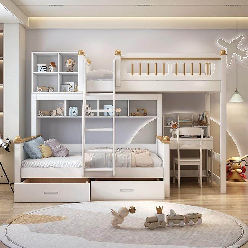 全实木上下床姐弟床s型错位床上床下桌交错式双层床儿童高低床架,农用物资,其他肥料,淘宝优惠券,粉丝福利购,淘宝优惠卷