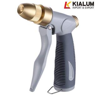 kialum/凯鲁高压洗车水枪家用铜头锌合金烤漆多段功能水枪