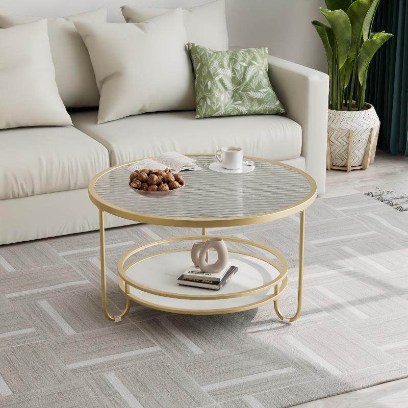 奶油风网红现代轻奢玻璃茶几小户型客厅圆形角几家用极简迷你桌子,农用物资,其他肥料,淘宝优惠券,粉丝福利购,淘宝优惠卷