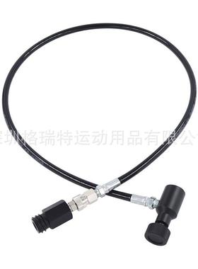 soda连接管36寸高压黑色苏打管接黑色快插接ASA接头