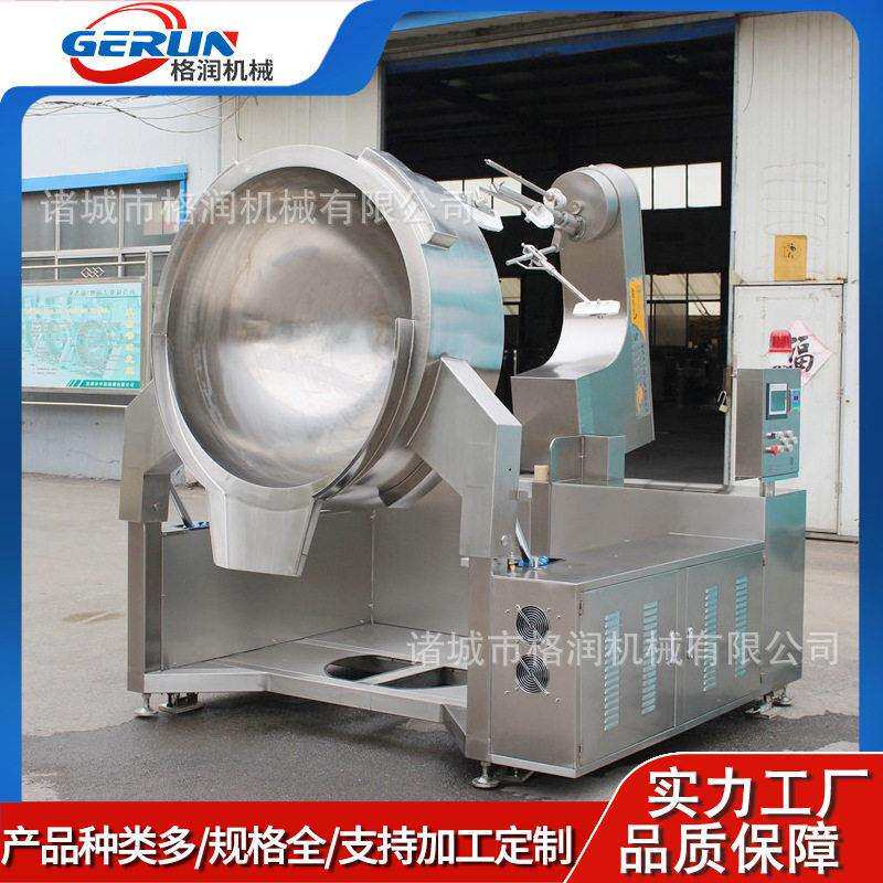 800L香菇酱搅拌锅一款炒1000斤电磁行星搅拌炒锅全自动炒酱机器