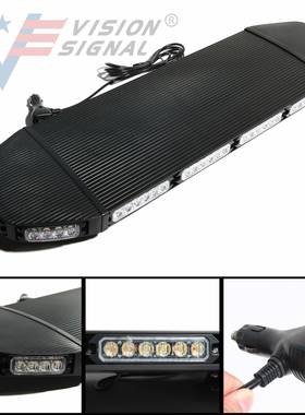 72LED车顶爆闪灯大功率汽车长排警示灯频闪灯216W长条爆闪灯