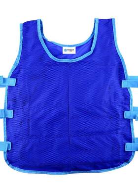 汉盾HD-BHP005夏季散热建筑工地降温背心（内含12个冰袋）蓝色