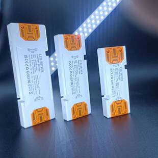 稳压白色灯带电源适配器直流恒压驱动电源超薄12v24vled橱柜电源