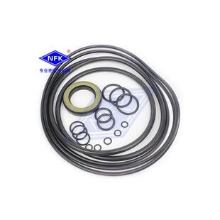 适用于现代R215-7挖机马达行走泵耐高压骨架油封橡胶密封圈修理包
