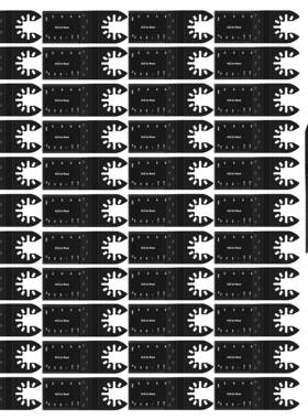45pcs万用宝锯片套装万用宝摆动锯片工具附件