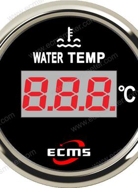 ECP汽柴油发动机改装车工程车快艇游轮船用数字显示水温表