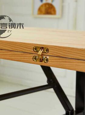 ft酒店家用实木大圆桌子10人15人20人折叠宴会厅圆餐桌转盘圆台面