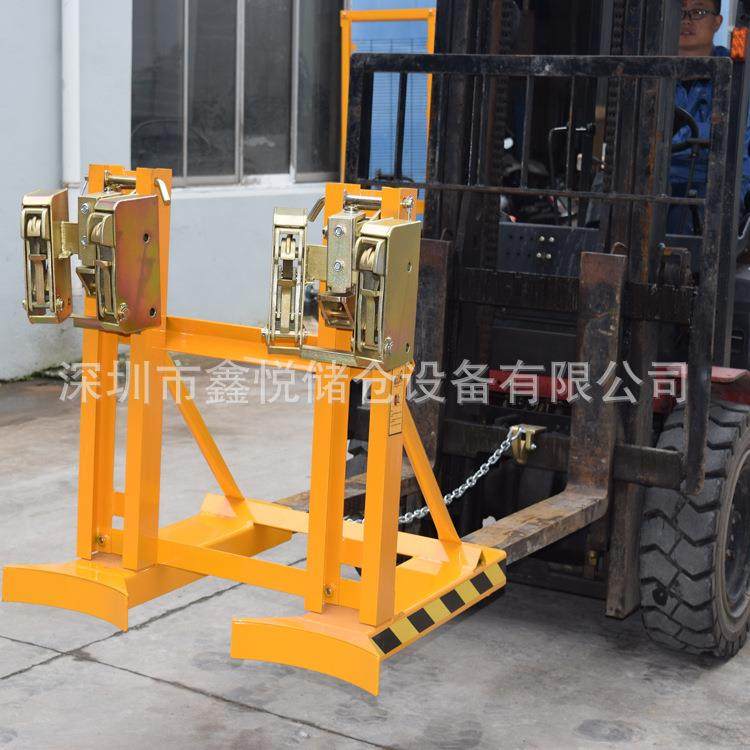 双油桶夹具油桶夹DG720B叉车油桶属具油桶搬运夹
