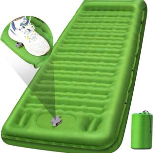 新款拉带充气垫轻量化野营垫户外充气垫帐篷露营睡垫自动充气垫