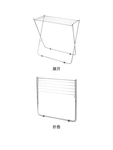 xyt304不锈钢婴儿晾衣架可折叠阳台晾晒架室内落地毛巾架浴巾架