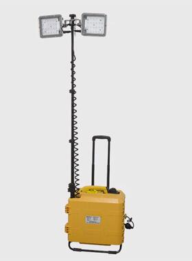 GMD6120B便携式LED移动照明灯汽油发电机升降工作照明装置2*48W