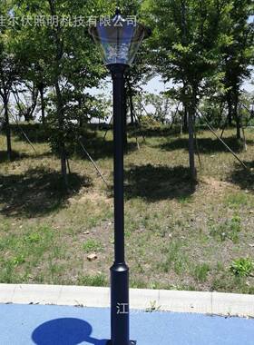 现货LED3米3.5米镀锌景观灯铁艺户外亮化园林庭院灯公园小区灯头