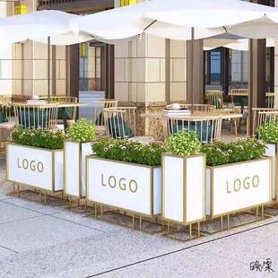 户外艺术装置商场石头开业室外花新中式庭院玻璃钢酒店户外隔断