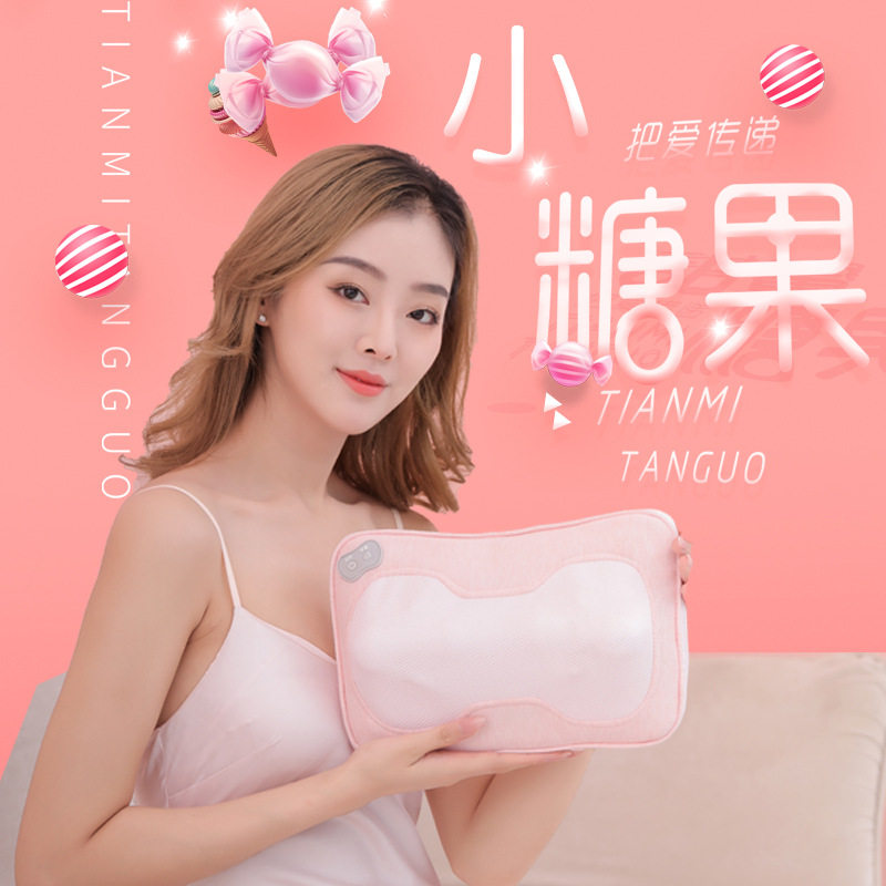 按摩枕智能颈部肩部腰部手部小腿电动全身车家两用充电便捷按摩器