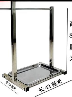 示JTV架挂腊肉的架子不腊锈展钢烤鸭烤烤鹅鸡乳烧鸽叉烧肉桌上挂