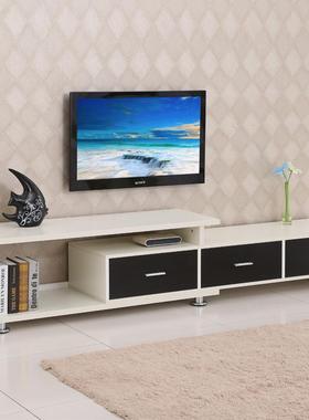 收新款电视20076柜现代简约视电柜客厅伸三抽电视柜纳储缩物小户