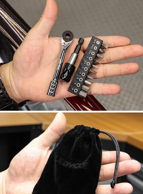 自5898行车精棘轮扳手携多头螺丝内六角专用迷工具密你多便功能