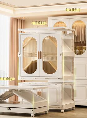 加物厚层16665收纳柜折叠置物柜玩家用卧室宝宝衣柜多可移动儿童