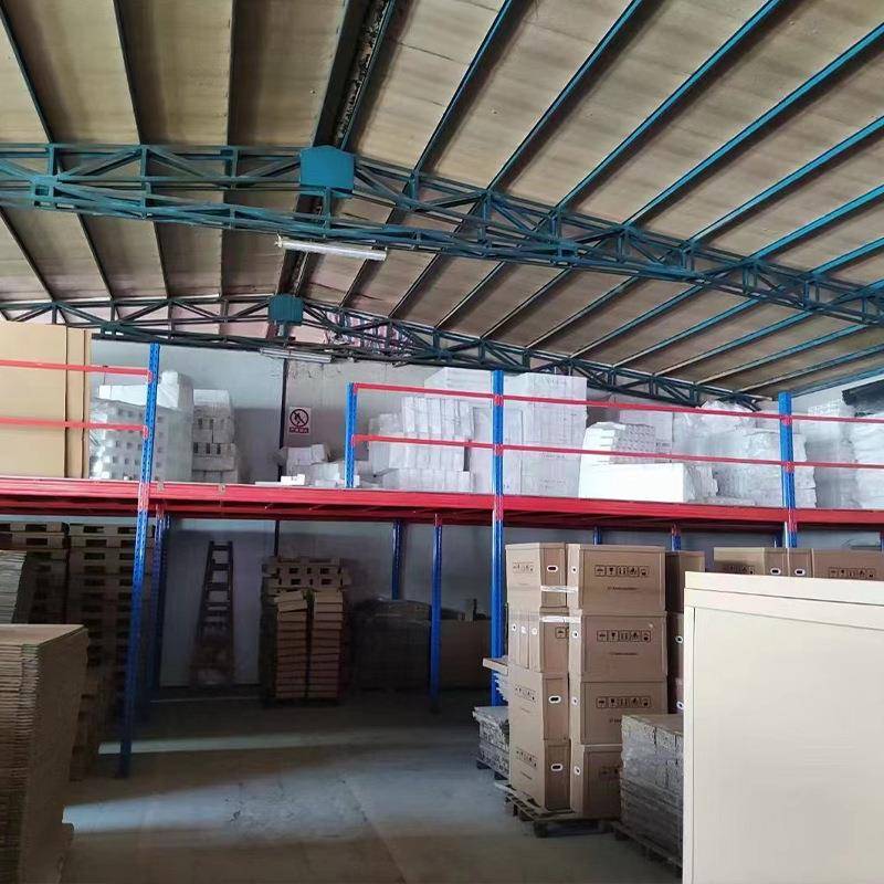 平台仓式货架厂家直商供多层加厚承电物流OXD仓库储物流重平台货