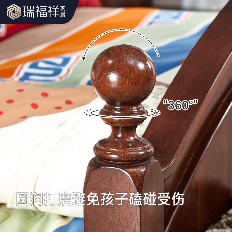 瑞祥美12359实木儿童床实木1.福5式米公主床欧式轻奢床单人床