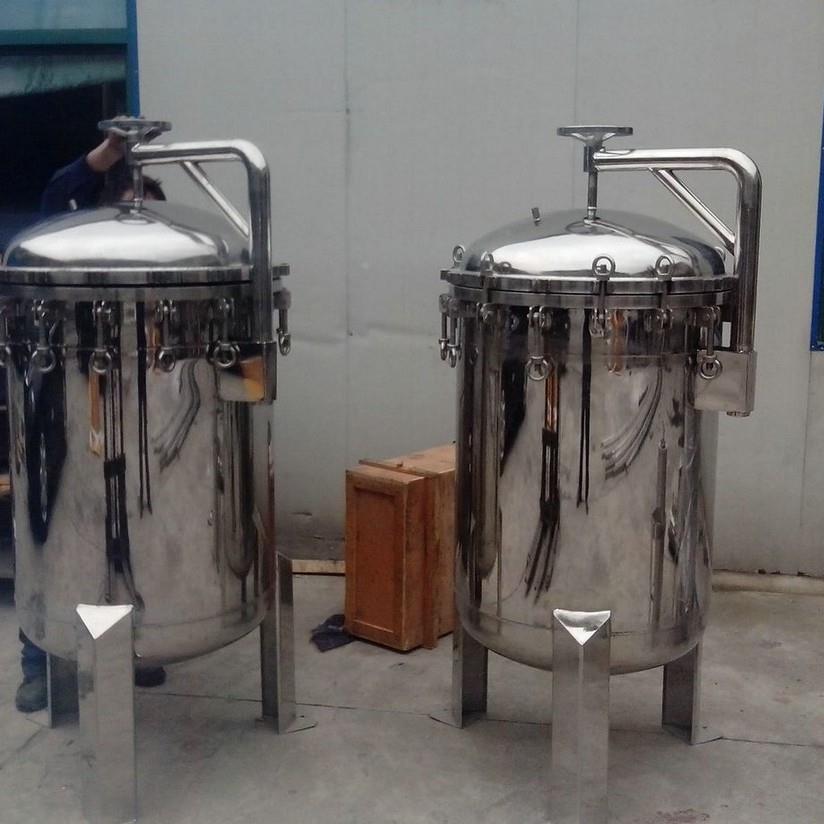 304不锈钢单袋式过器10吨处理过滤器1号水CJG袋生滤产厂家滤直销